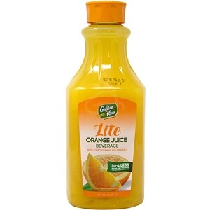 Golden Flow Orange Juice Lite, 52 Oz