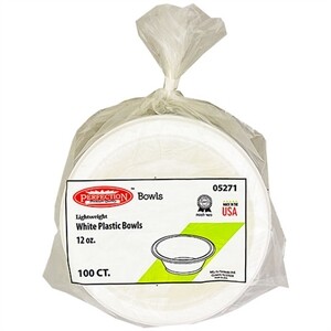 Perfection 12 Oz Plastic Soup Bowls, 100 Ct