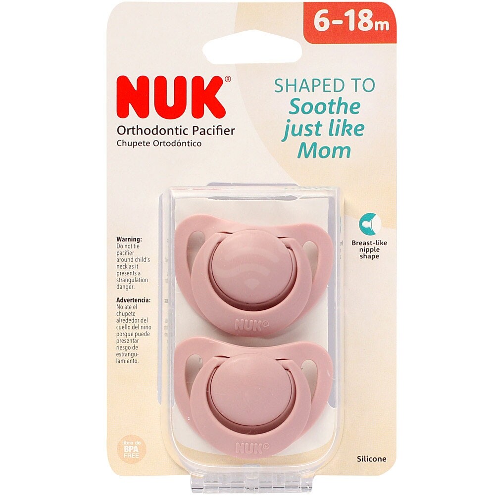 Nuk Pacifier 6-18M Girls, Pk Aisle Market