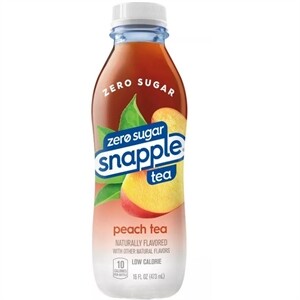 Snapple Peach Zero Sugar, 16 Oz