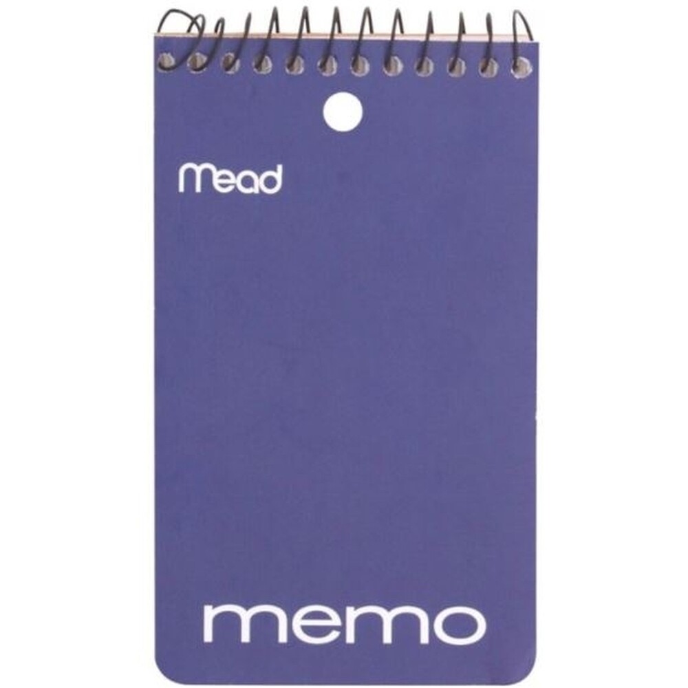 Mead Memo Book 3X5 Spiral, 1 Pk