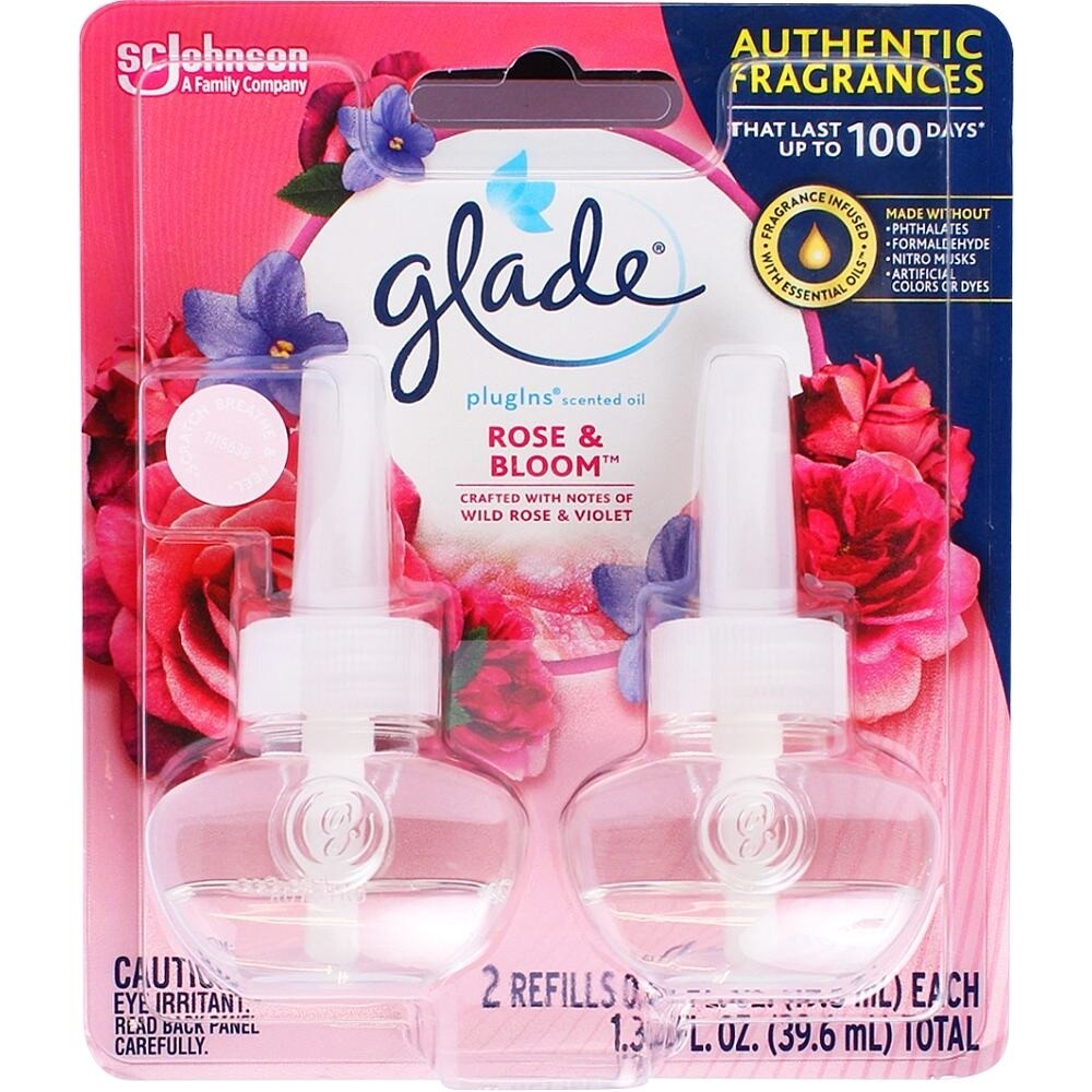 Glade Plug In Oil Refill Rose & Bloom, 1.34 Oz