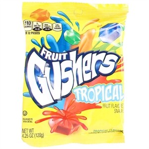 Fruit Gushers Tropical, 4.25 Oz