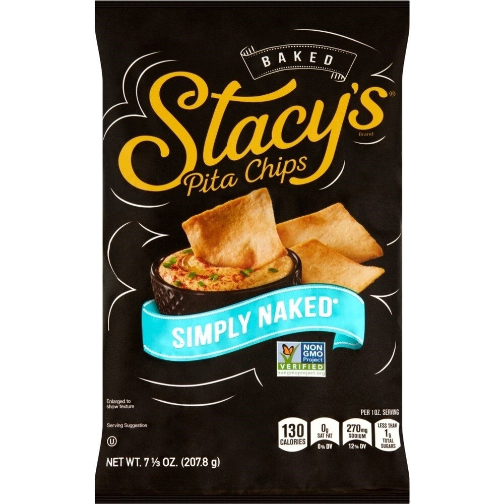 Stacy Simply Naked Pita Chips, 7.33 Oz