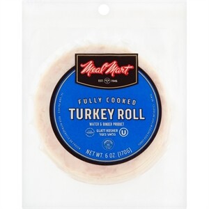 Meal Mart Turkey Roll Sliced Round, 6 Oz