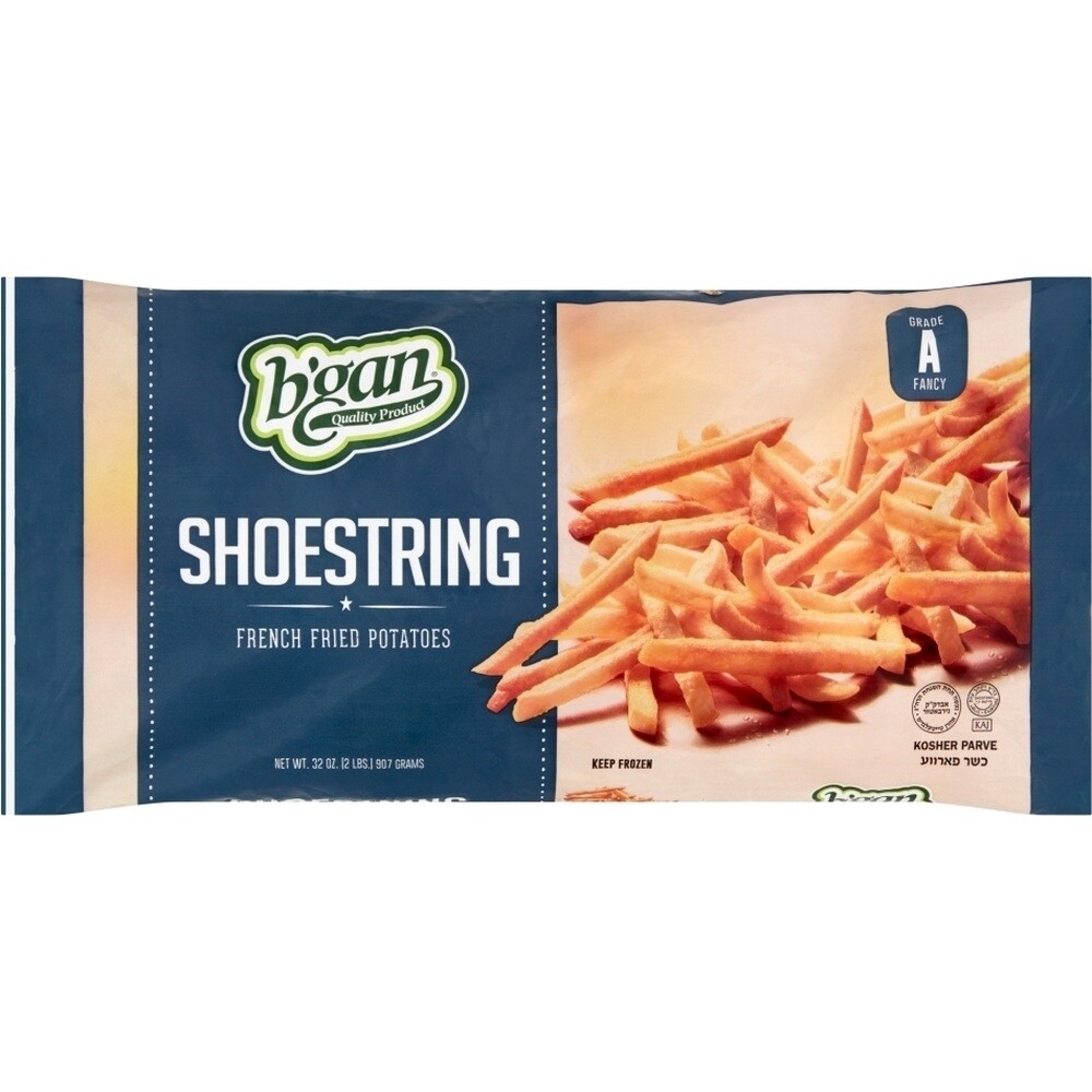 B'gan French Fries Shoestring, 32 Oz