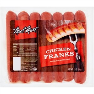 Meal Mart Chicken Franks, 12 Oz