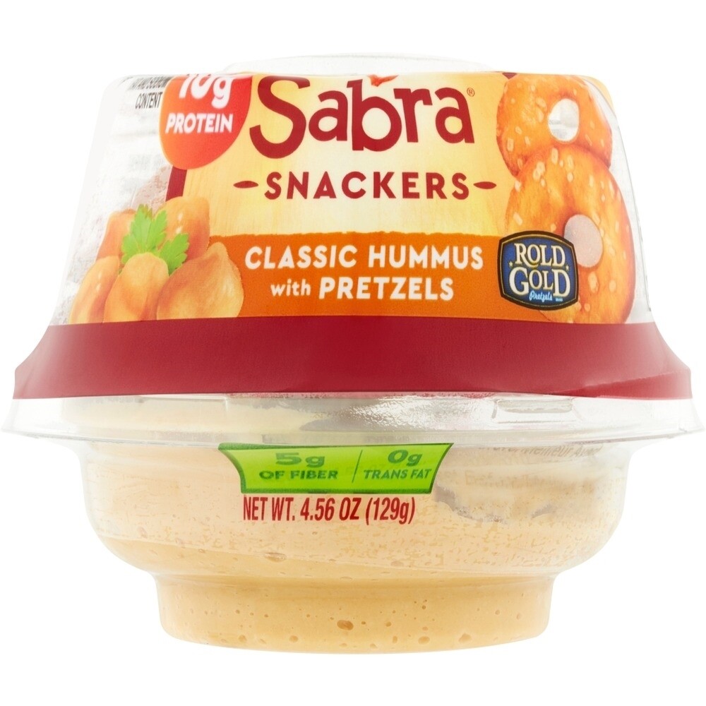 Sabra Hummus W/Pretzels Classic, 4.3 Oz