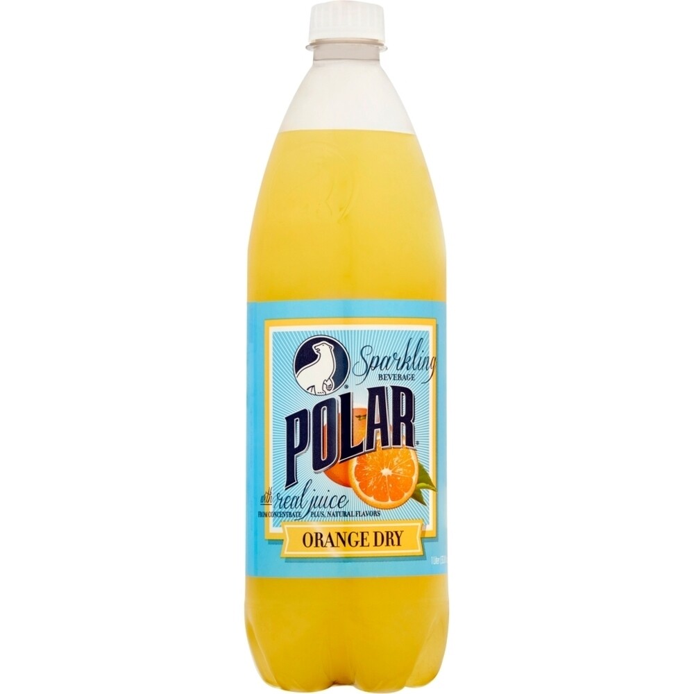 Polar Orange Dry Soda, 1 Lt