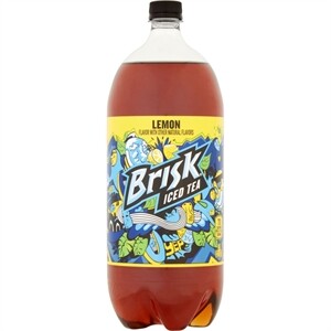 Lipton Brisk Lemon Iced Tea, 2 Lit
