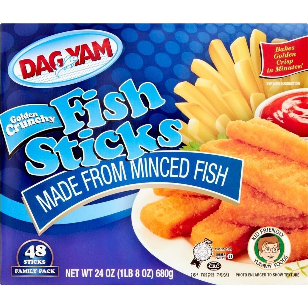 Dag Yam Fish Sticks Minced 48 Ct, 24 Oz