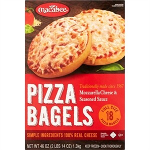 Macabee Bagel Pizza 18 Pk