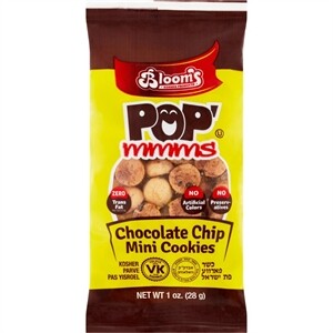 Bloom's Pop'mmms Mini Chocolate Chip  Cookies, 1 Oz