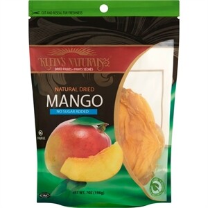 Klien's Naturals Natural Dried Mango, 7 Oz