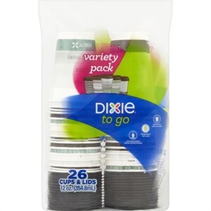 INSULATED HOT CUPS & LIDS 12 OZ