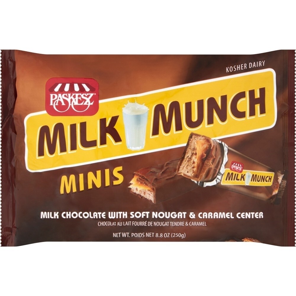Paskesz Milk Munch Minis Bag, 8.8 Oz