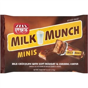 Paskesz Milk Munch Minis Bag, 8.8 Oz