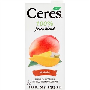 Ceres Fruit Juice Mango, 33.8 Oz