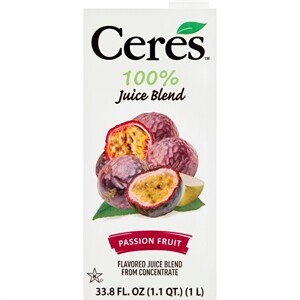 Ceres Fruit Juice Passion Fruit, 33.8 Oz
