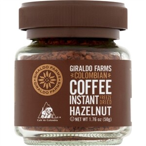 Giraldo Farms Columbian Coffee Instant Hazelnut, 1.76 Oz