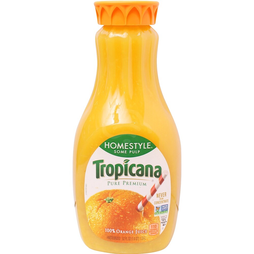 Tropicana Grovestand Pulp Orange Juice, 52 Oz
