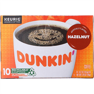 General's Dunkin Donuts Cup Hazelnut Cof, 10 Pcs