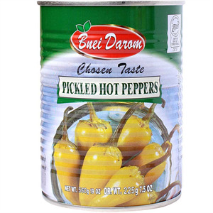 Bnei Darom Pickled Hot Peppers, 19 Oz