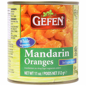Gefen Mandarin Orange Segments Whole, 11 Oz