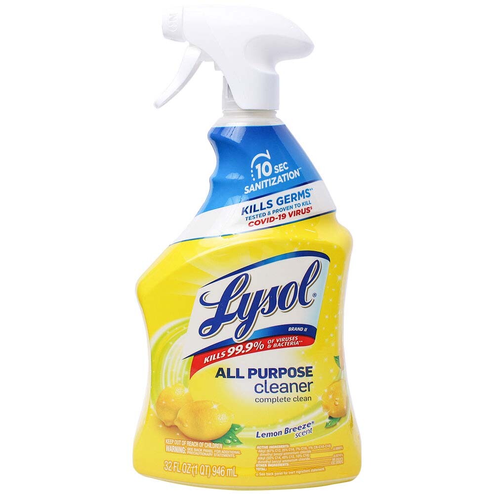Lysol Lemon Breeze Spray, 32 Oz