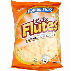 Golden Fluff Potato Flutes Bbq Flavor