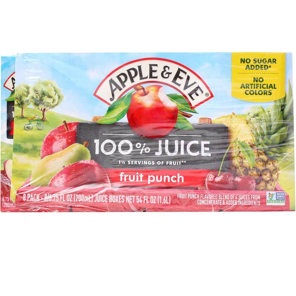 Apple & Eve Fruit Punch Box Drink 54 Oz, 8 Pk