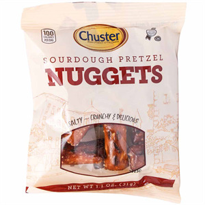 Chuster Sourdough Pretzel Nuggets, 1.1 Oz