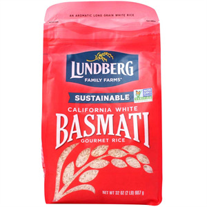 Lundberg Basmati Rice White, 32 Oz