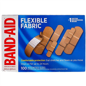 Band-Aid Flexible Strips Assorted, 100 Ct