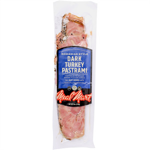 Meal Mart Romanian Style Dark Turkey Pastrami, 6 Oz