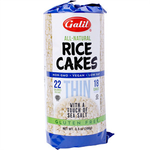 Galil Thin Rice Cake With Salt Gluten Free, 3.5 Oz
