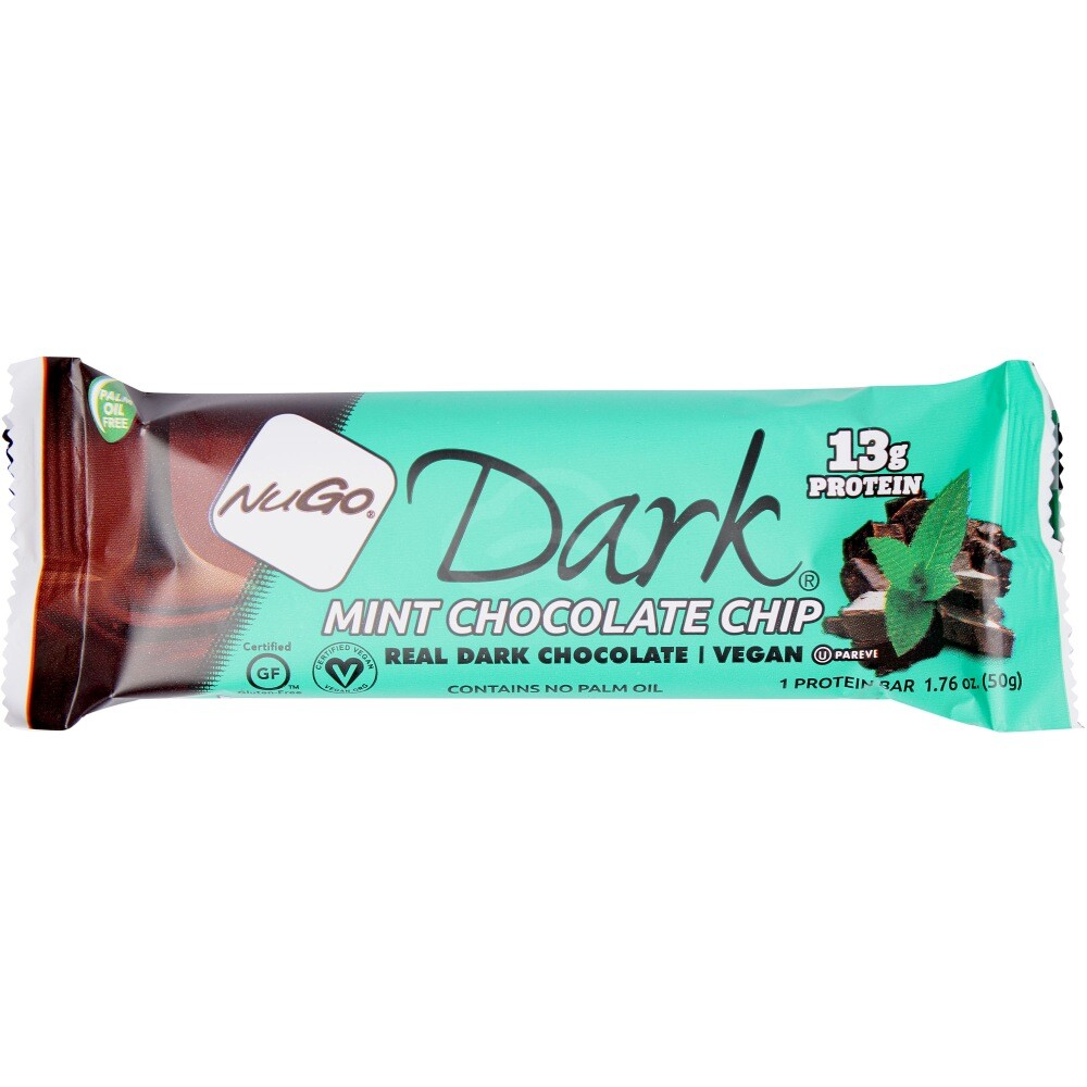 Nugo Dark Mint Chocolate Chip Protein Bar, 1.7 Oz