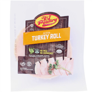 Kj Poultry Turkey Roll Fully Cooked, 6 Oz