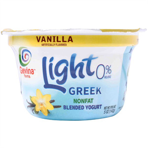 Greek Light Yogurt Vanilla, 5 Oz