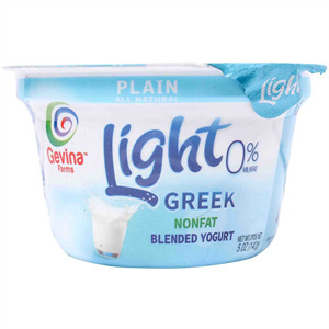 Greek Light Yogurt Plain, 5 Oz