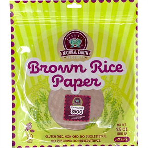 Natural Earth Brown Rice Paper, 3.5 Oz