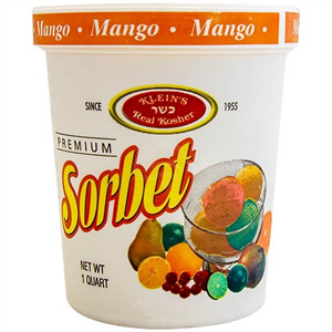 Klein's Real Kosher Mango Premium Sorbet, 16 Oz
