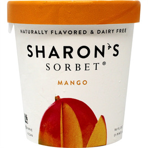 Sharon's Mango Sorbet, 16 Fl Oz