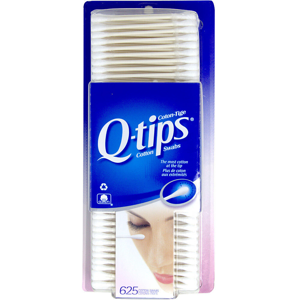 Q Tips Cotton Swabs, 625 Cottons