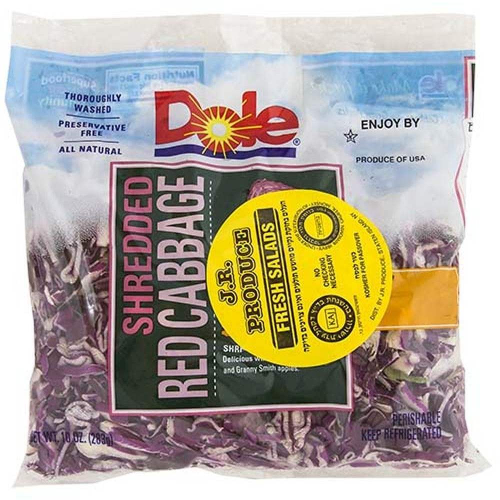 Dole Red Cabbage Shredded All Natural, 10 Oz