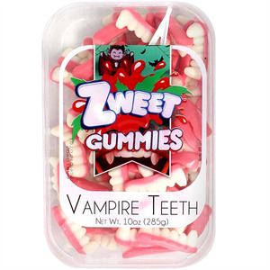 Zweet Gummy Vampire Teeth, 10 Oz
