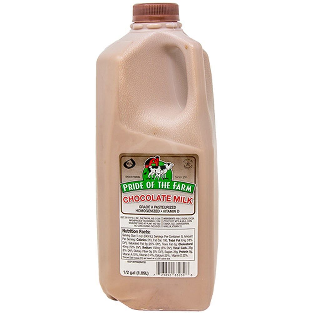 Pride Of The Farm Chocolate Milk Lowfat 1/2 G