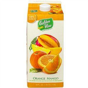 Golden Flow Orange Mango Juice, 59 Oz
