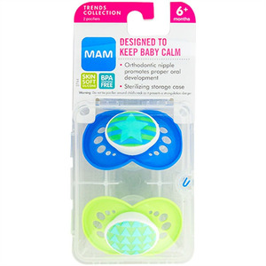 Mam Pacifier Trens 6+, 2 Ct