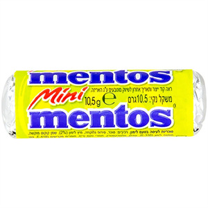 Mentos Mini Mixed Fruit Candy , 10.5 Gr